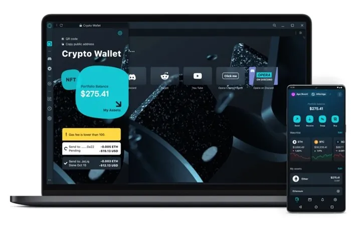 Le support d'Elrond arrive dans Opera Crypto Browser