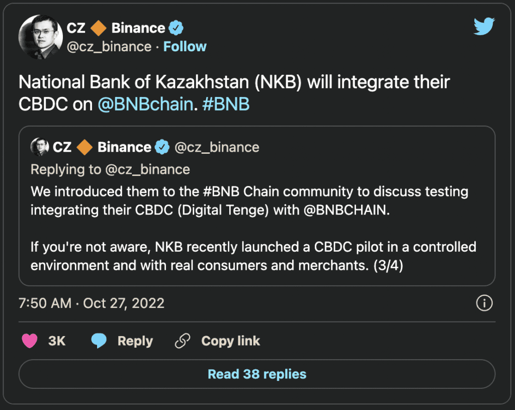 Le Kazakhstan collabore avec Binance pour une monnaie numérique locale 17